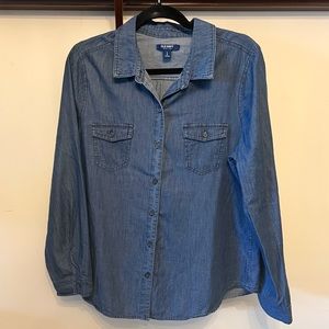Old Navy Denim Shirt, sz L